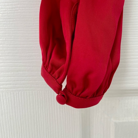 Sunday Best Tatiana Blouse in Crimson Red - Picture 6 of 8